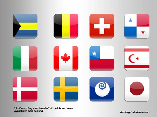 china flag icon. Iphone Style Flag Icons –