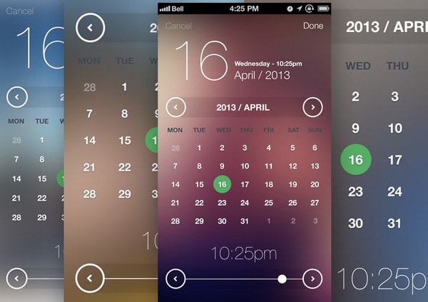 iOS7 Inspired Date & Time Picker by Handsome