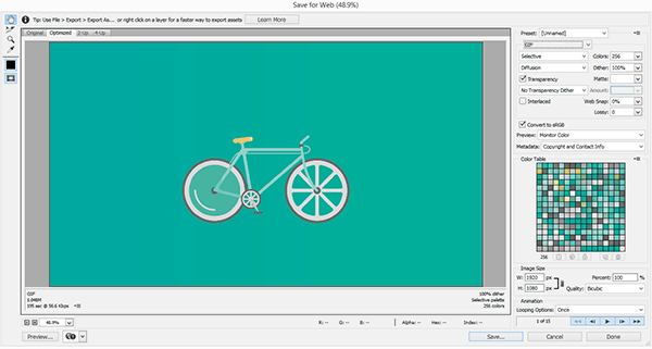 How to Export an Animated GIF using Adobe Photoshop and After Effects