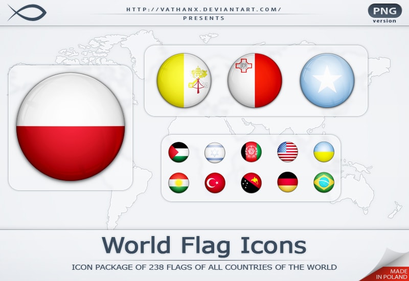 Ultimate Collection of National (Country) Flag Icon Sets