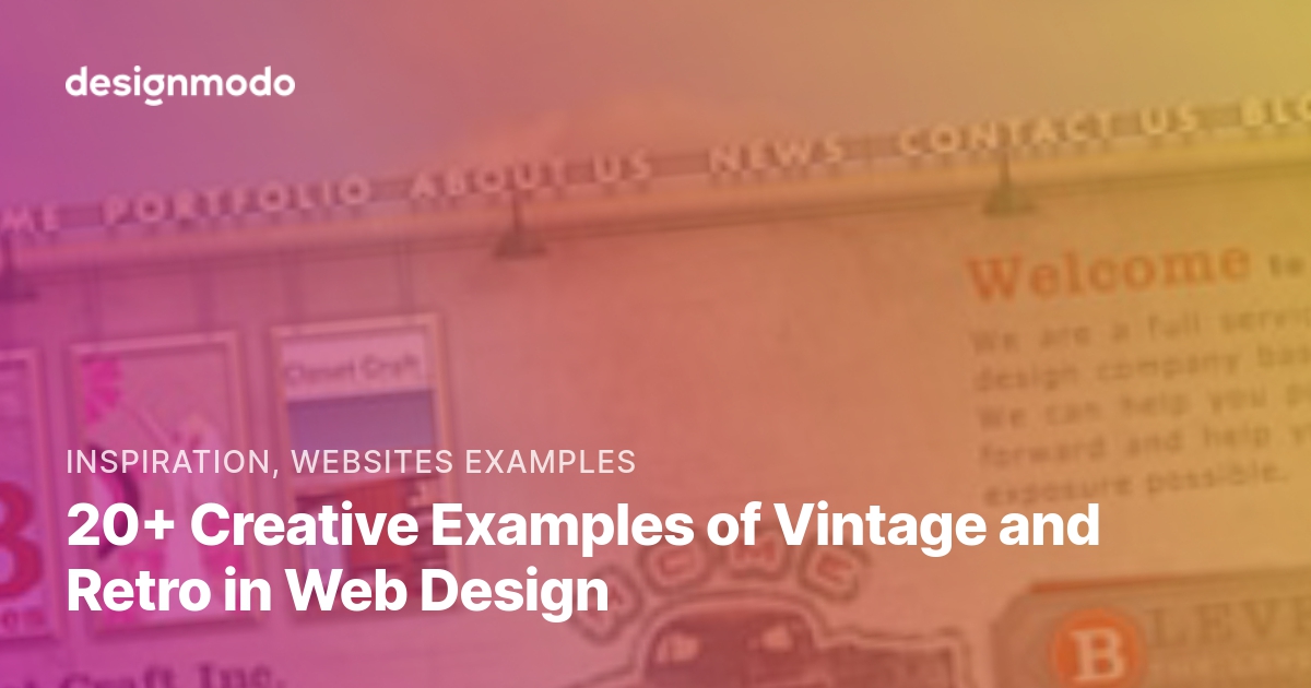 20+ Creative Examples of Vintage and Retro in  Design Designmodo