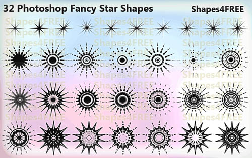 Custom Shape Mix - Photoshop custom shapes