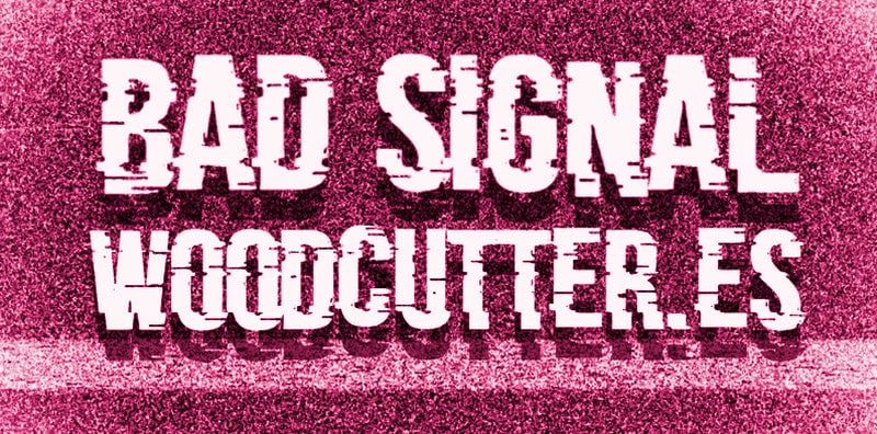 Bad Signal – Distorted Font