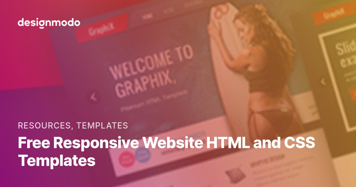 best html css templates free download