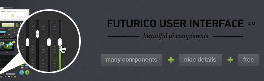Futurico UI Free – User Interface Elements Pack