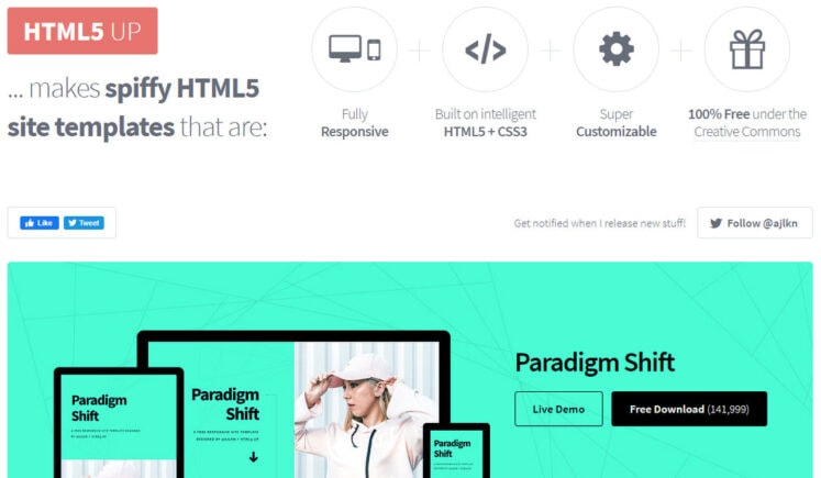 30+ Examples of HTML5 Websites