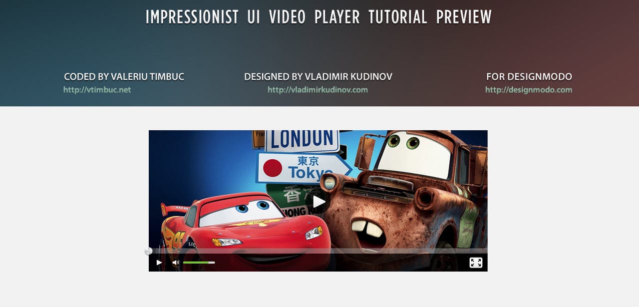 Video Player by Valeriu Timbuc