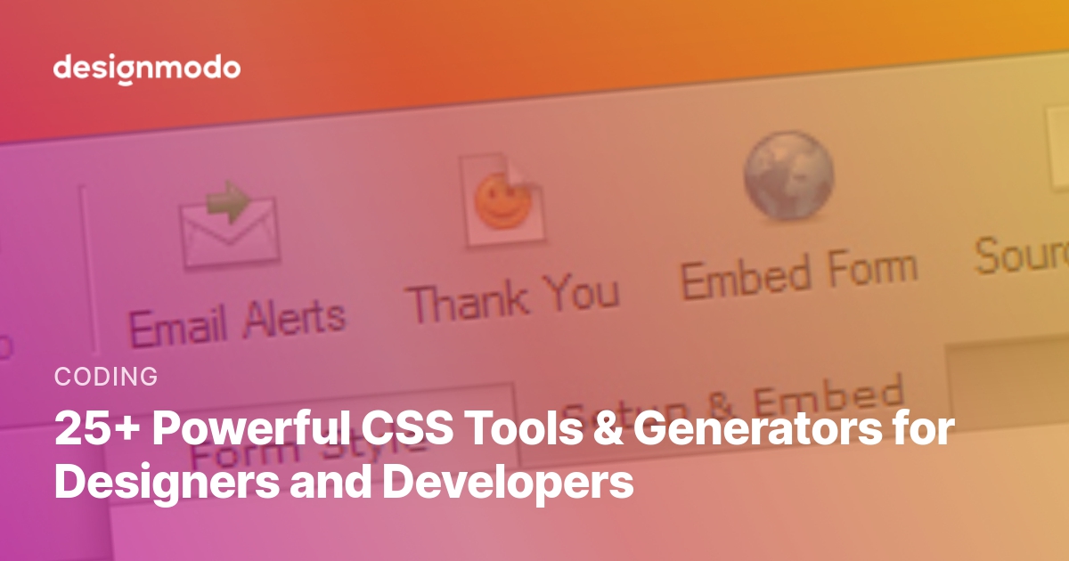 25+ Powerful CSS Tools & Generators For Designers And Developers