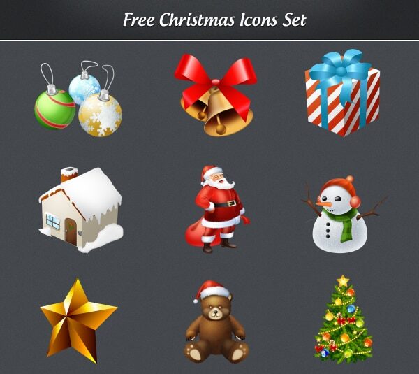 Christmas Icons Set