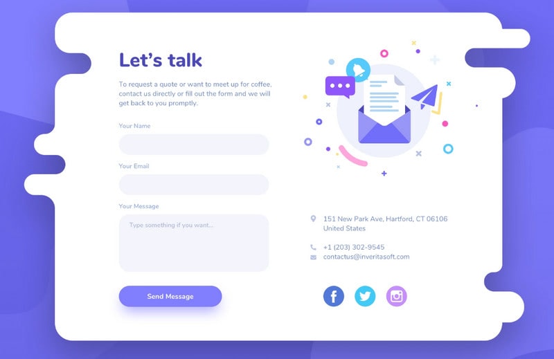 Examples of Creative Contact and Web Form Designs