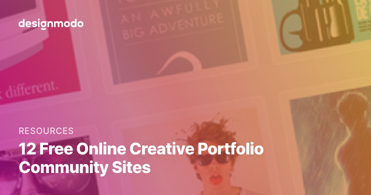 12 Free Online Creative Portfolio Community Sites Designmodo