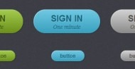 Free Social Login Buttons (PSD) - Designmodo