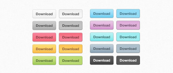 free website buttons psd