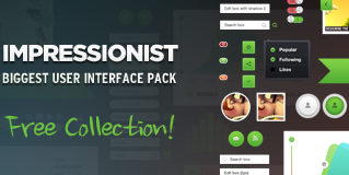 Impressionist UI Free – User Interface Pack