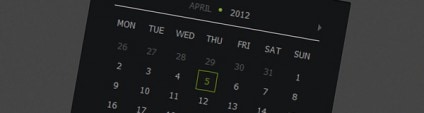 How to Create Calendar using jQuery and CSS3