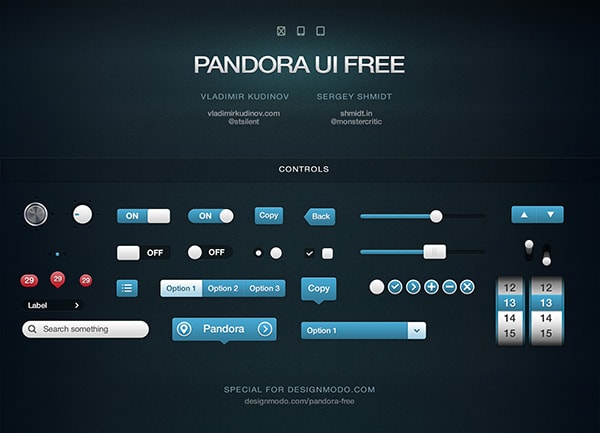 Pandora UI Free for iOS