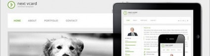 Free Virtual Business Card (vCard) HTML Website Templates and Layouts