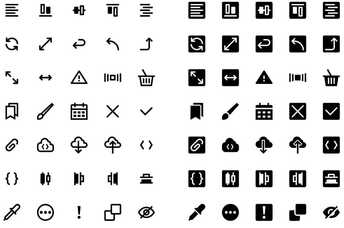 Categories - Free web icons