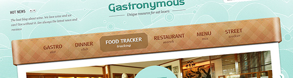 Gastronymous - Free PSD Template (Food and Restaurant)