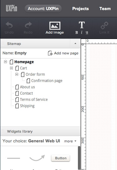 Plan the architecture of the site and create a sitemap