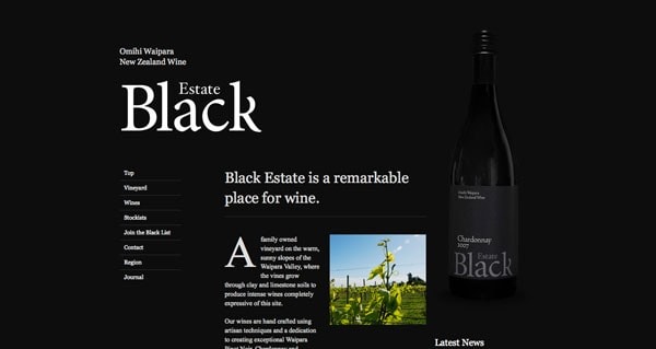Black Estate Vineyard