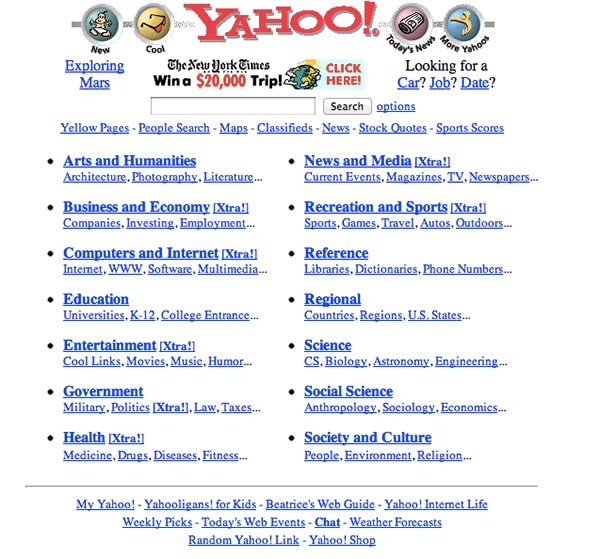 Yahoo 1997