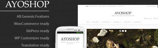 Free WordPress Theme: AyoShop – Responsive eCommerce Child Theme