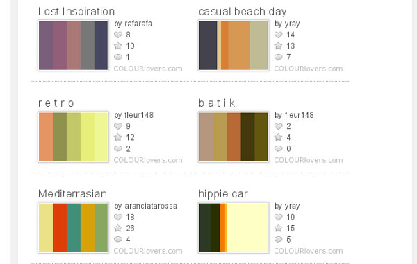 Retro Color Palette