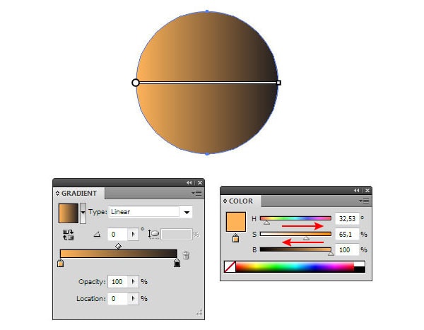 infographic tutorial illustrator cs3 gradient