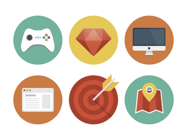 Flat icons - What is a flat web design exactly?