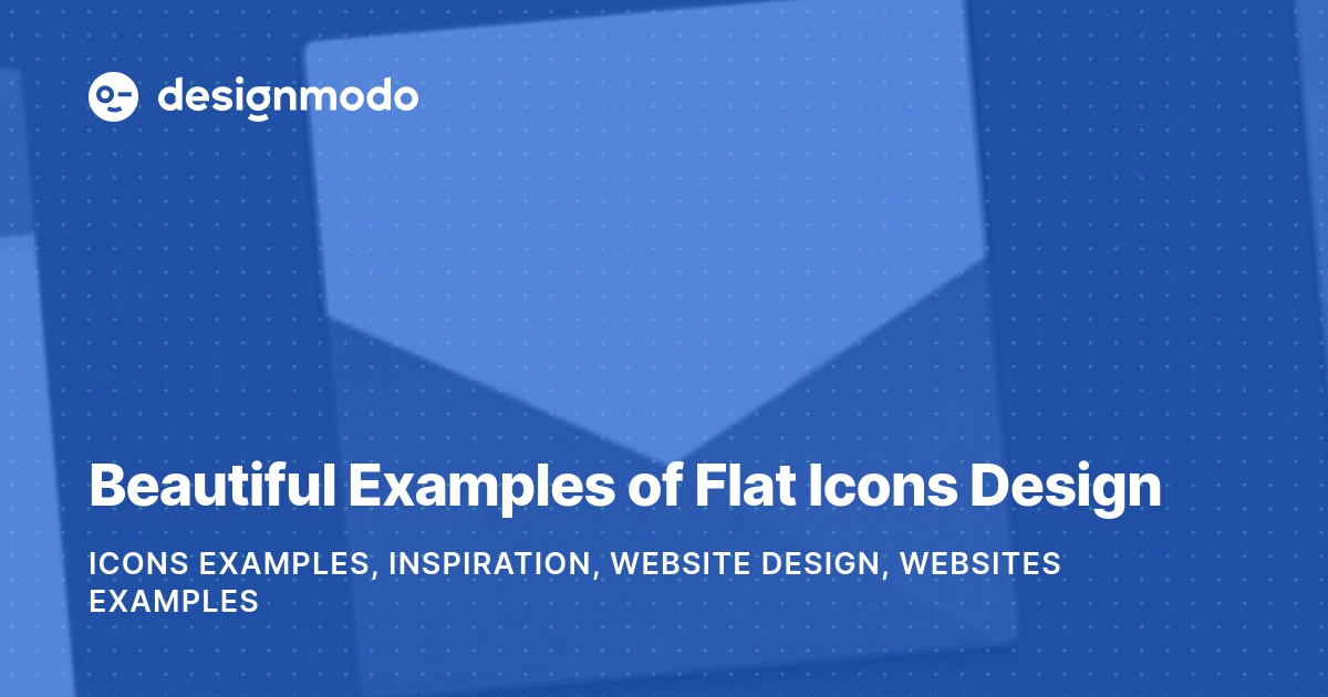 Beautiful Examples Of Flat Icons Design Designmodo