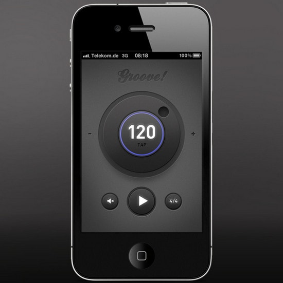 Groove! Simple metronome App by Tom Reinert