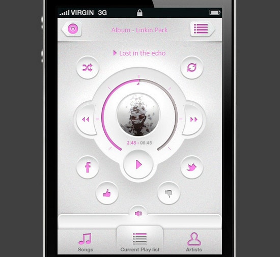 Music Player Application by Ernest Gerber