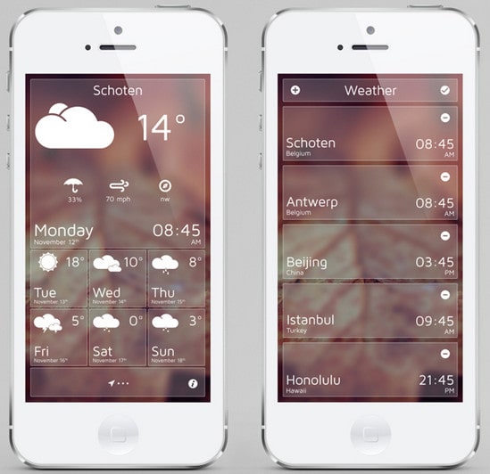 Weather App by Ben Wouters