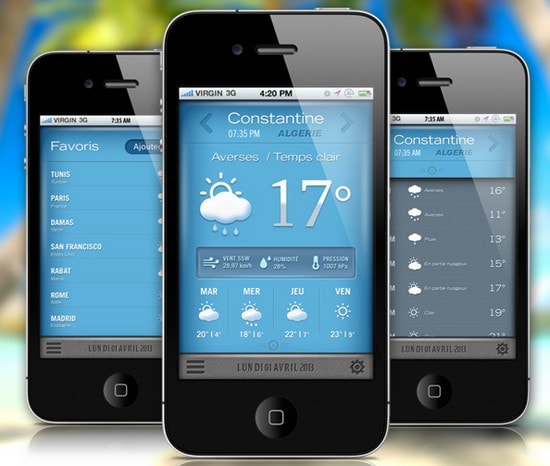 Weather GUI App by Yasser Achachi