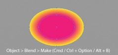 How to Create Color Transition with Blend Tool in Adobe Illustrator