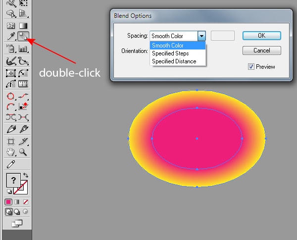 blending objects - Illustrator Blend Tool even size differences? - Graphic  Design Stack Exchange