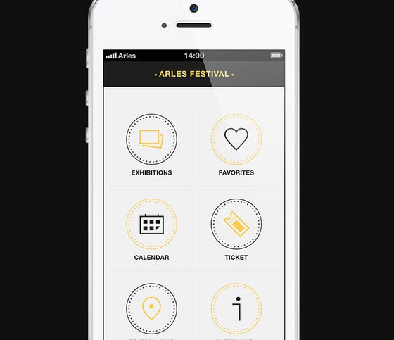Arles Festival, iPhone App V2.0