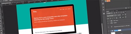 Create a Website Flat Design in Photoshop using Flat UI (Video Tutorial)