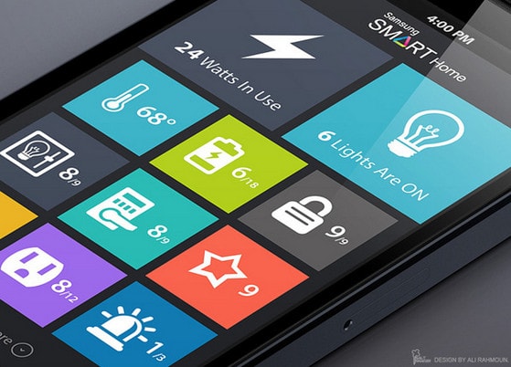 Samsung Smart Home App Concept by Ali Rahmoun