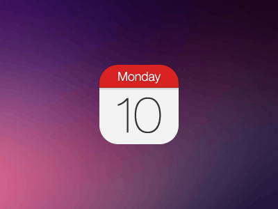 calendar app icon ios7