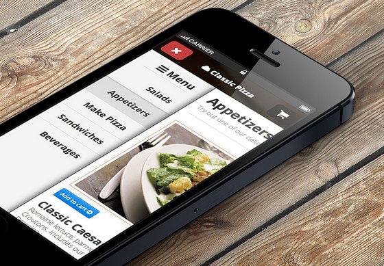 Responsive Side menu with css for iphone by Tamerlan Soziev