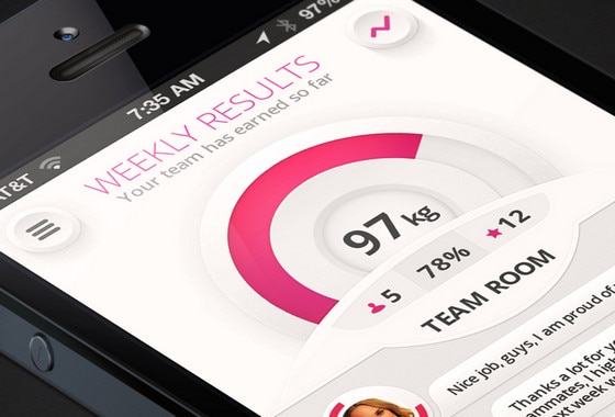 Weight Loss App Design by Nikita Abramenkov