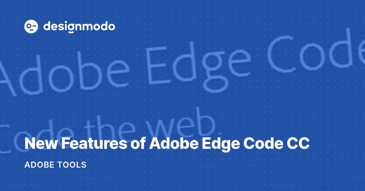 adobe edge code cc