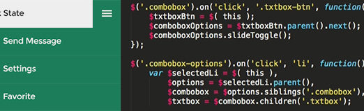How to Create Flat Styled Combo Box with Square UI (Part 1)