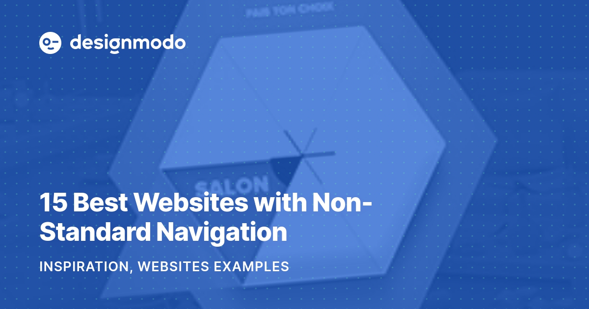 15 Best Websites with NonStandard Navigation Designmodo