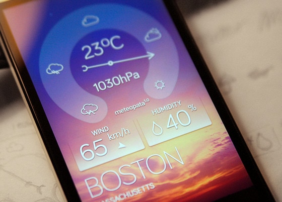 Weather widget by Piotrek Sliwa