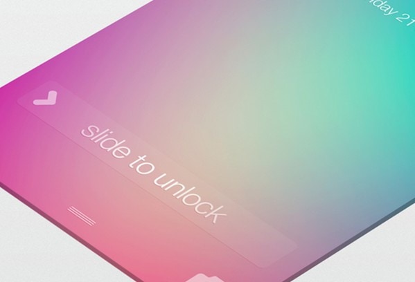 iOS7 Lockscreen by Michael Shanks