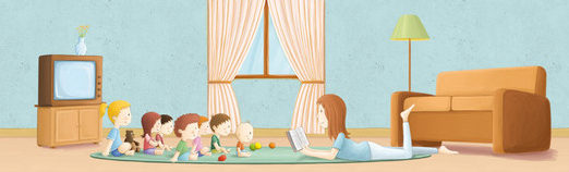 Dip into Childhood – Cartoon Style Website Designs