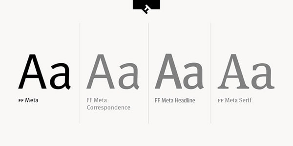 What sans-serif typefaces have finial geometry parallel to the